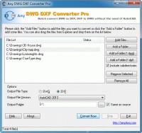   DWG to DXF Converter Pro Any