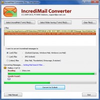   IncrediMail data to Windows Live Mail