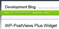   WP PostViews Plus widget