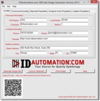   IDAutomation QR Code Image Generator