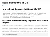   Read Barcode in C
