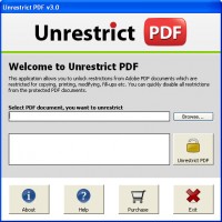   Remove Restrictions in PDF File