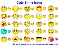   Cute Smile Icons