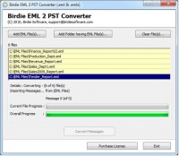   Convert EML files to PST