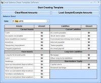  Excel Balance Sheet Template Software