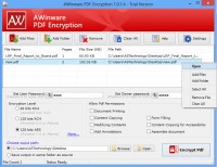   AWinware PDF Encryption Tool