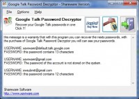   Google Talk Password Decryptor
