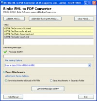   Bulk Convert EML to PDF