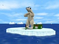   Cheery Arctic Bear Screensaver