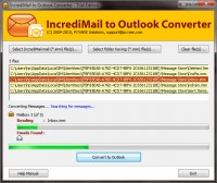   Copy IncrediMail to Outlook