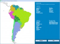   South America Interactive Map Quiz Software
