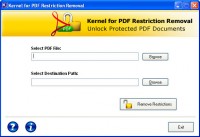   Kernel for PDF Restriction Removal
