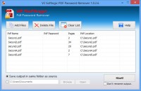   V2SL Pdf Password Remover