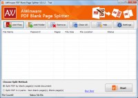   Pdf Splitter by Blank Page