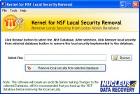   Lotus Notes Local Security Removal