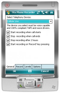   TRx Pocket PC Phone Call Recorder
