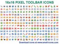   16x16 Pixel Toolbar Icons