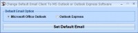   Change Default Email Client To MS Outlook or Outlook Express Software