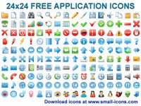   24x24 Free Application Icons