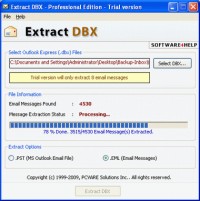   Transfer DBX to MS Outlook