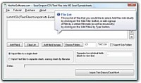   Buy Excel Import CSV Files into MS Excel