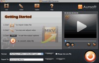   Aunsoft MKV Converter for Mac