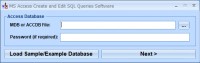   MS Access Create and Edit SQL Queries Software