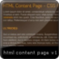   XML HTML Content Page Window v1