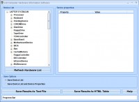   List Computer Hardware Information Software
