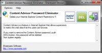   Content Advisor Password Eliminator