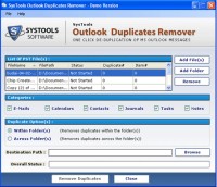   Outlook Duplicate Emails Remover
