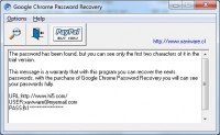   Google Chrome Password Recovery