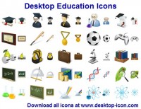   Desktop Education Icons