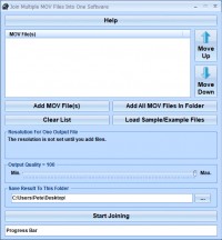   Join Multiple MOV Files Into One Software