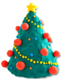   Plasticine Christmas Tree