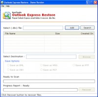   Outlook Express DBX File Repair