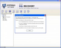   Online MDF Data Recovery Support