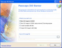   Passcape ISO Burner