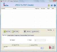   Converting JPEG to PDF