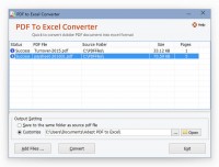   Adept PDF to Excel Converter