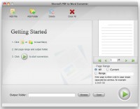   iStonsoft PDF to Word Converter for Mac