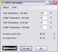   LMTD Calculator