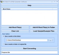   MS Word To EPUB Converter Software
