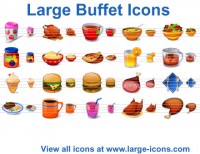   Large Buffet Icons