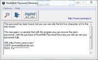   RockMelt Password Recovery
