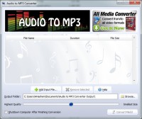   Audio to MP3 Converter
