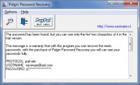   Pidgin Password Recovery