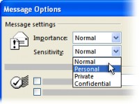   Outlook 2007 Message Sensitivity Plugin