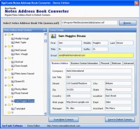  Lotus Notes to Outlook Contact Converter