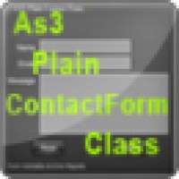   As3 Advanced Plain Contact Form Class
